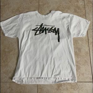 Stussy camo logo tee